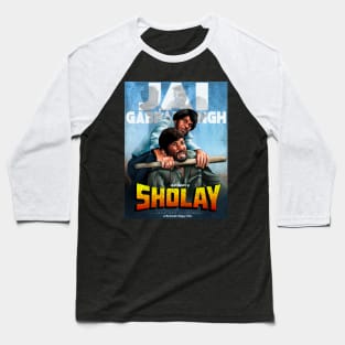 Sholay Artwork, Baseball T-Shirt